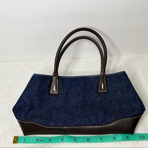 Purse! Nine West, Denim small leather handle